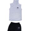 Sleeveless Hoodie and Shorts