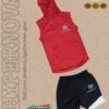 Sleeveless Hoodie and Shorts